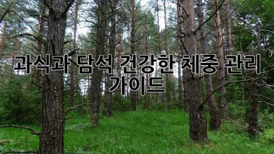 과식과 담석: 건강한 체중 관리 가이드